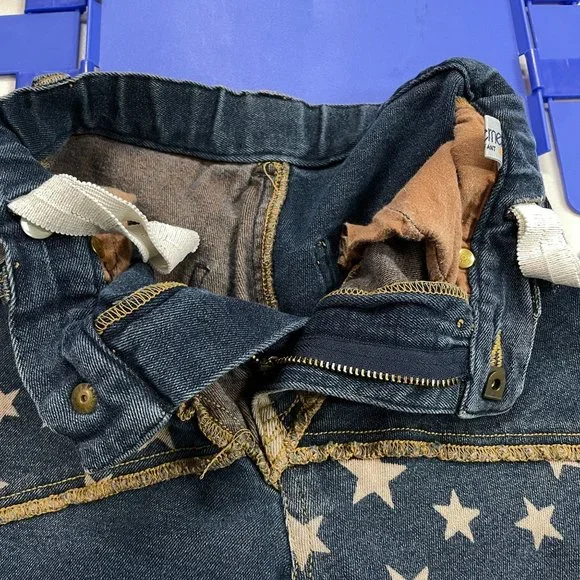 Stars and Stripes Jean Denim Shorts - 5/6 - Picture 3 of 11